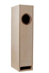 A finished Pensil 11 flat pack speaker kit