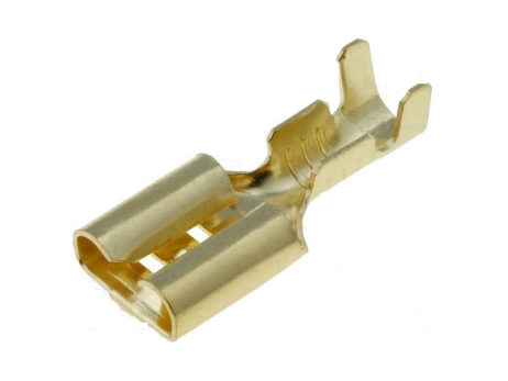 63mm Gold Plated Crimp Terminals (single)