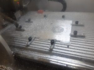 MA-01 Case lid during machining