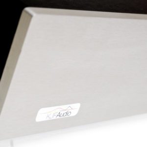 image showing the silver front panel option with the kjf audio logo