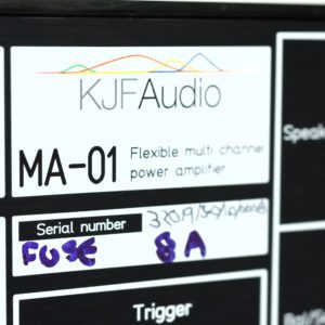 MA-01 multi channel hypex n-core amplifier rear 8