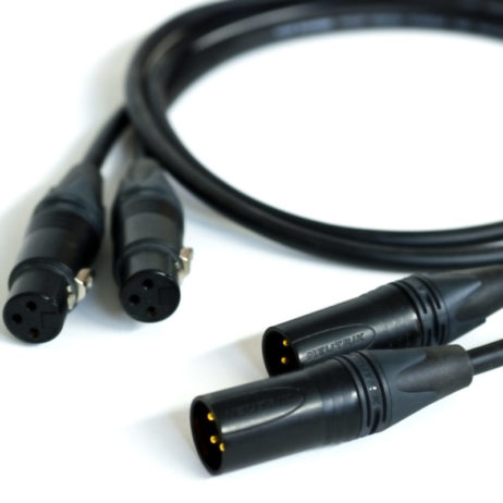 Gold plated audiophile Neutrik XLR cable 2