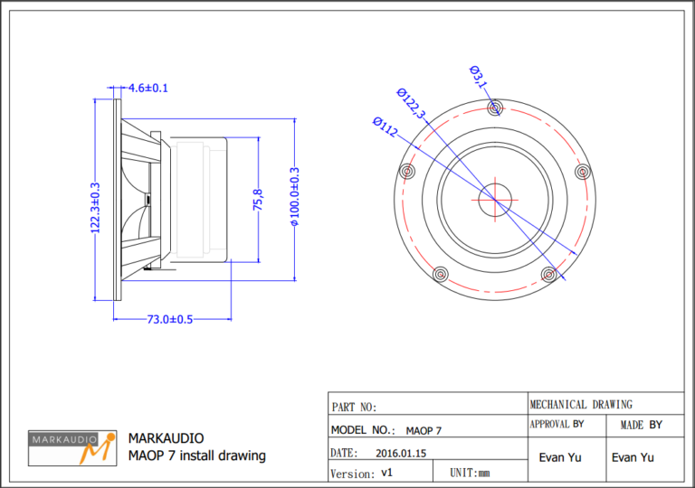 Markaudio Maop Full Range Speaker Driver Kjf Audio