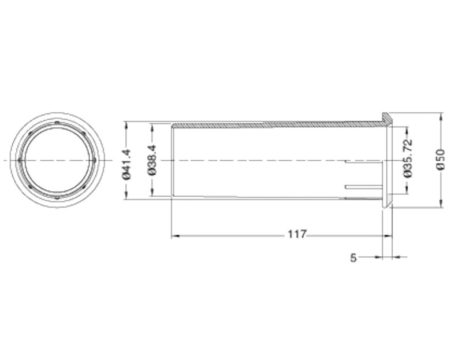 Bass Reflex Port Tube (117 by 38mm)