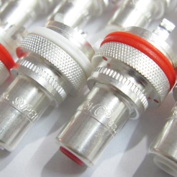 CMC-805-CU-G - Silver Plated RCA/Phono connectors