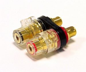 Hypex 2 pole binding post used as a pair