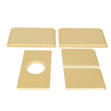 SL7-SD Base Cabinet (Front Baffle, Side, Top and Bottom Panels)