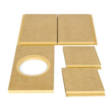 SL11-SD Base Cabinet (Front Baffle, Side, Top and Bottom Panels)